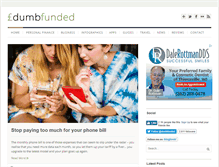 Tablet Screenshot of dumbfunded.co.uk